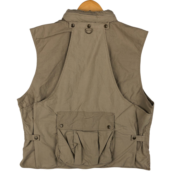 90'S Banana Republic Safari Vest, Men's Size L, Vintage cotton Beige type Vintage Second Hand