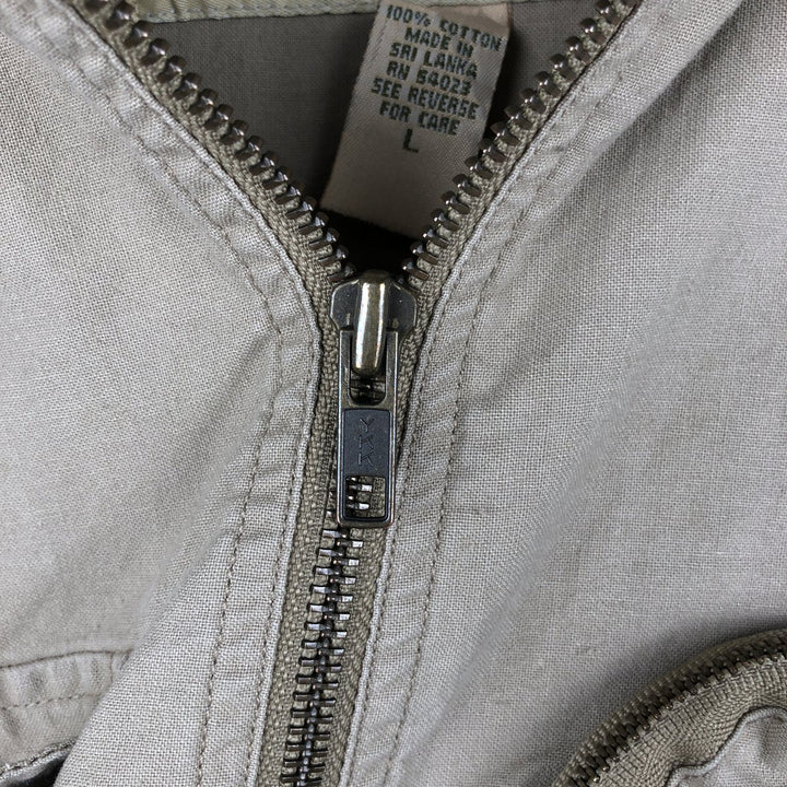 90'S Banana Republic Safari Vest, Men's Size L, Vintage cotton Beige type Vintage Second Hand