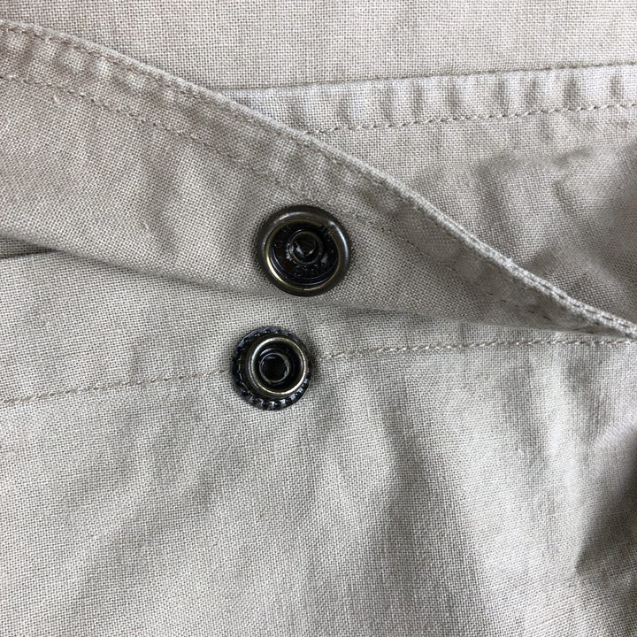 90'S Banana Republic Safari Vest, Men's Size L, Vintage cotton Beige type Vintage Second Hand
