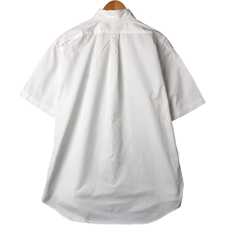 Ralph Lauren BLAKE short sleeve button down shirt, men's size L cotton white type Vintage Second Hand