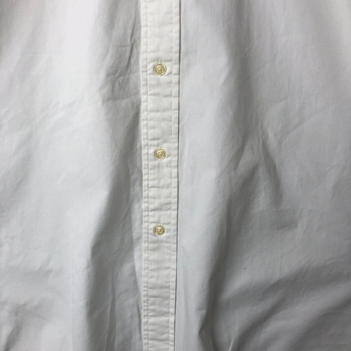 Ralph Lauren BLAKE short sleeve button down shirt, men's size L cotton white type Vintage Second Hand