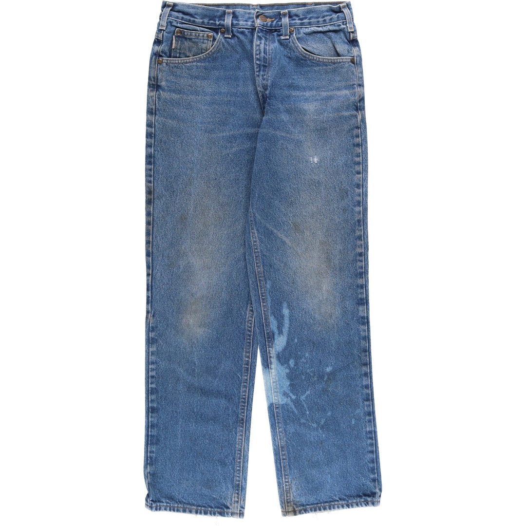 00'S Carhartt Relaxed Fit Tapered Denim Pants Men's W31 cotton blue type Vintage Second Hand