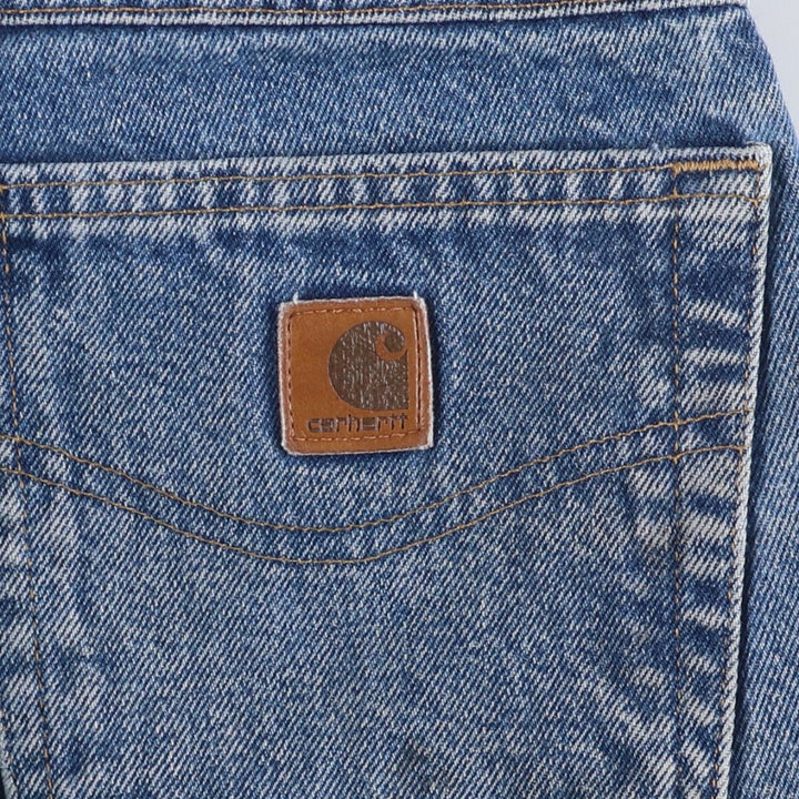 00'S Carhartt Relaxed Fit Tapered Denim Pants Men's W31 cotton blue type Vintage Second Hand