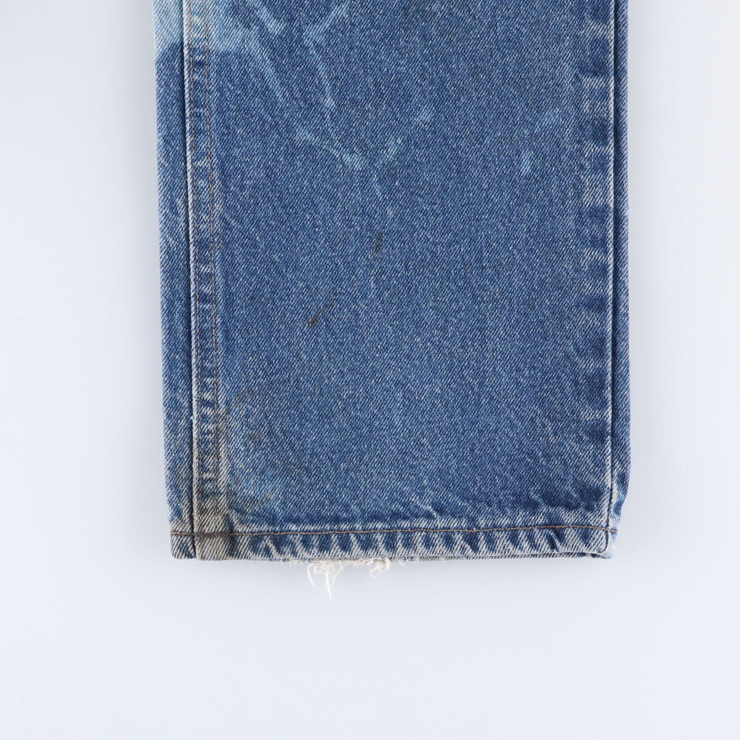 00'S Carhartt Relaxed Fit Tapered Denim Pants Men's W31 cotton blue type Vintage Second Hand
