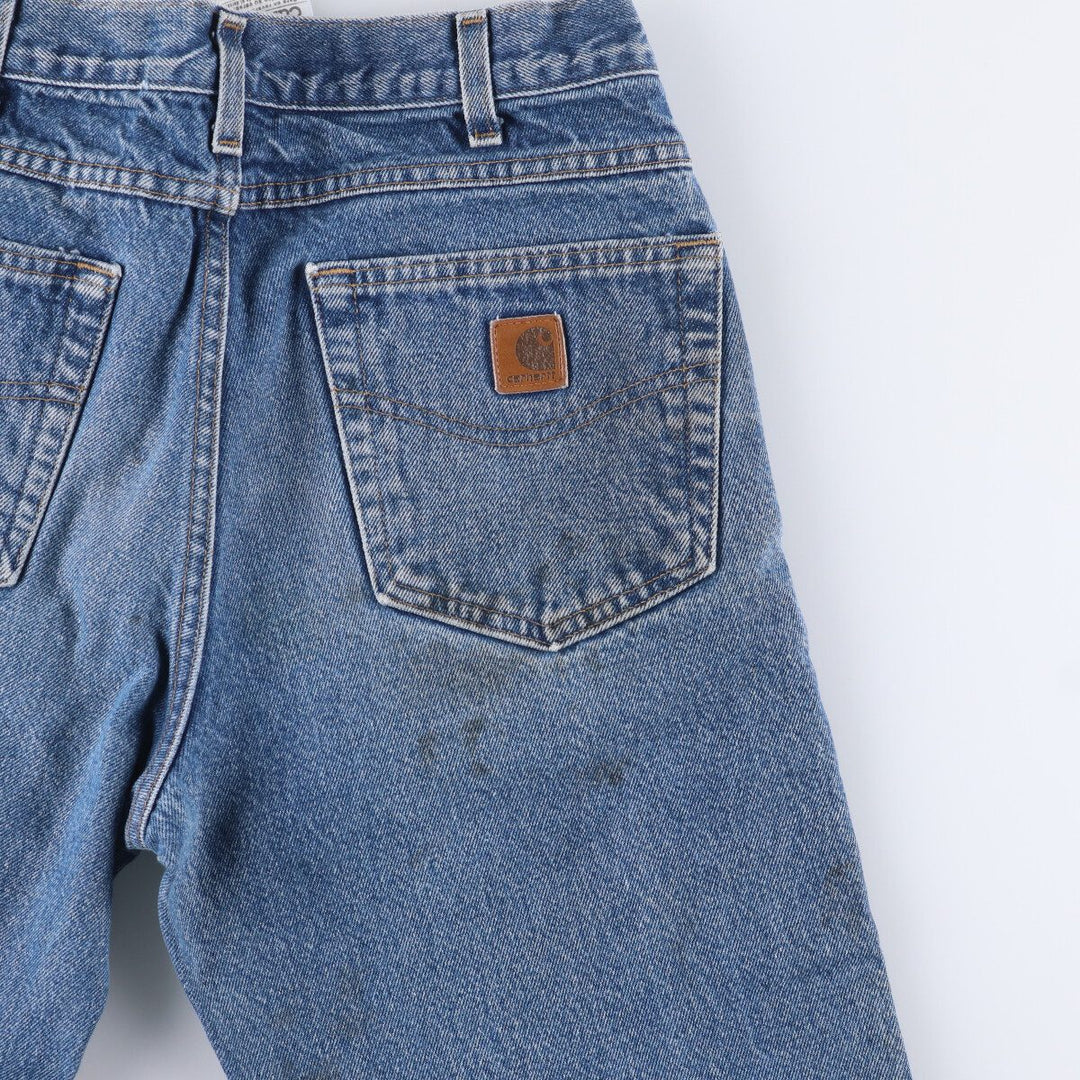 00'S Carhartt Relaxed Fit Tapered Denim Pants Men's W31 cotton blue type Vintage Second Hand