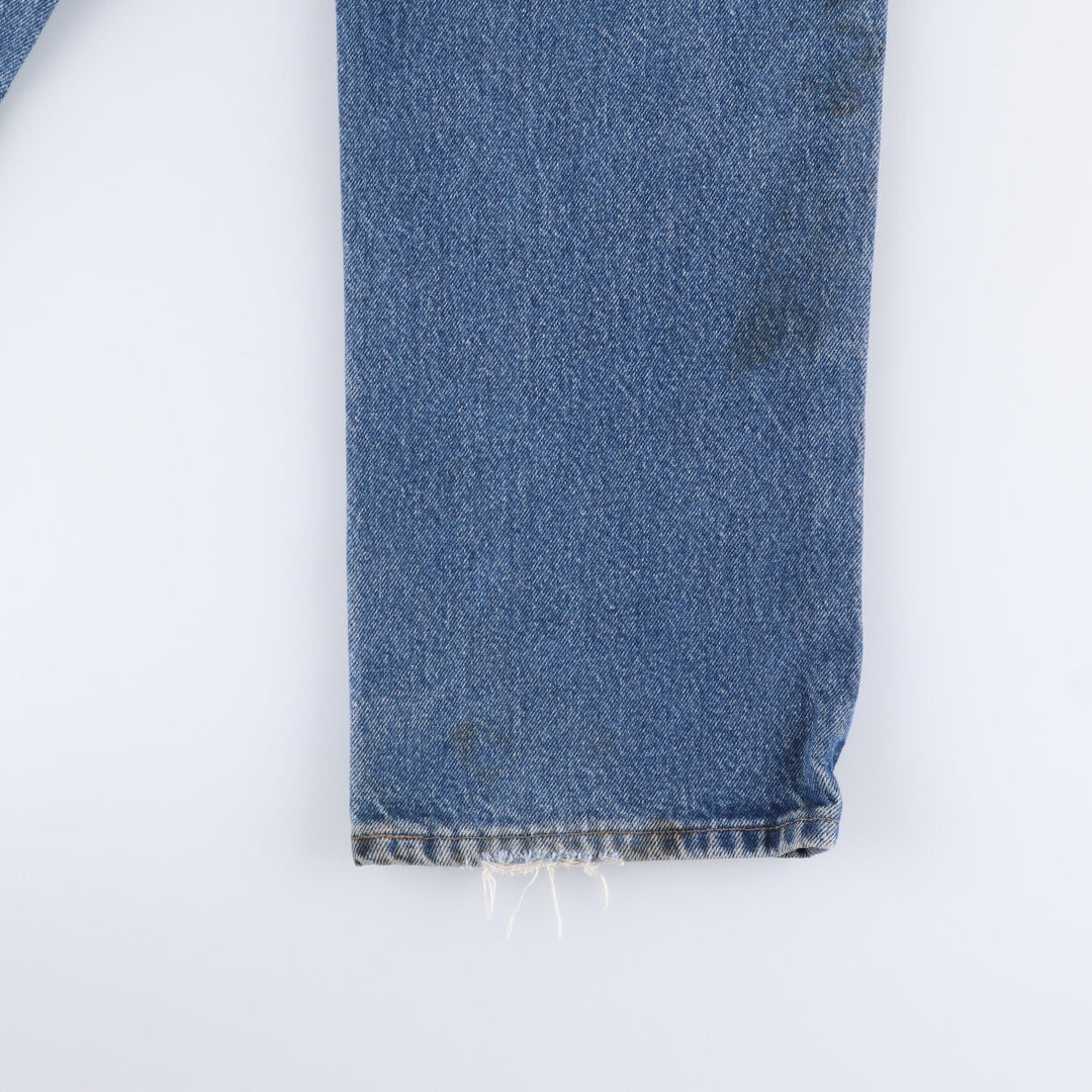 00'S Carhartt Relaxed Fit Tapered Denim Pants Men's W31 cotton blue type Vintage Second Hand