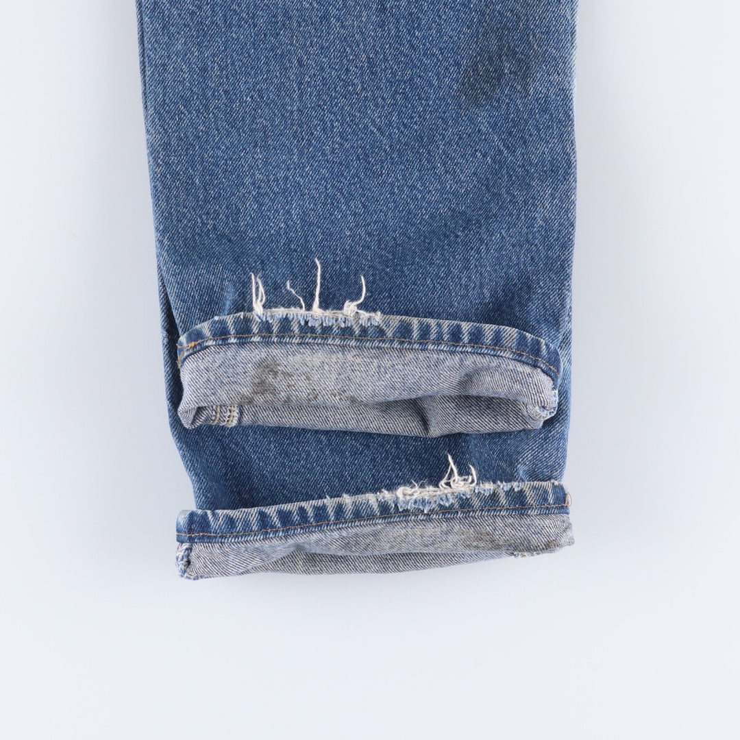 00'S Carhartt Relaxed Fit Tapered Denim Pants Men's W31 cotton blue type Vintage Second Hand