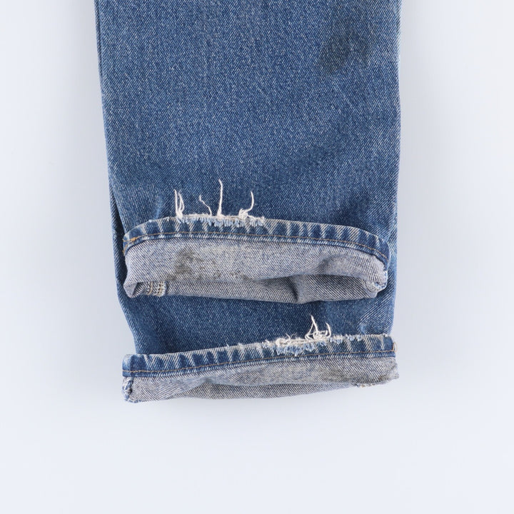 00'S Carhartt Relaxed Fit Tapered Denim Pants Men's W31 cotton blue type Vintage Second Hand