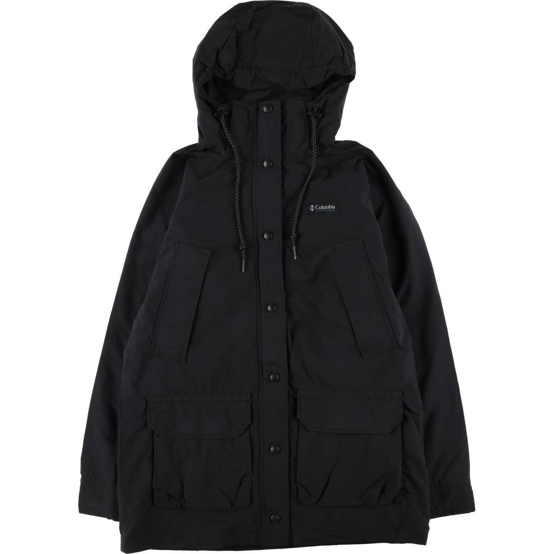 Columbia PACKABLE Ripstop Mountain Parka Shell Jacket Women's Size S Nylon black type Vintage Second Hand