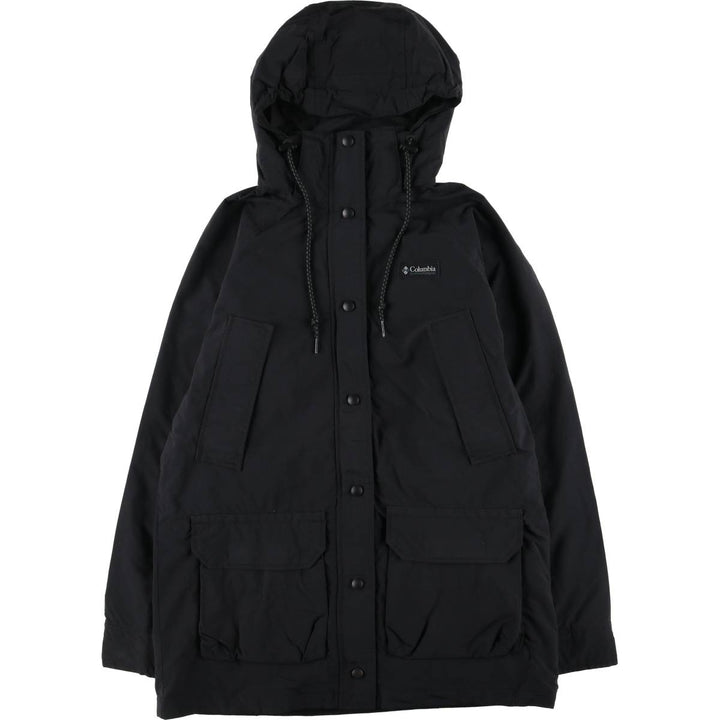 Columbia PACKABLE Ripstop Mountain Parka Shell Jacket Women's Size S Nylon black type Vintage Second Hand