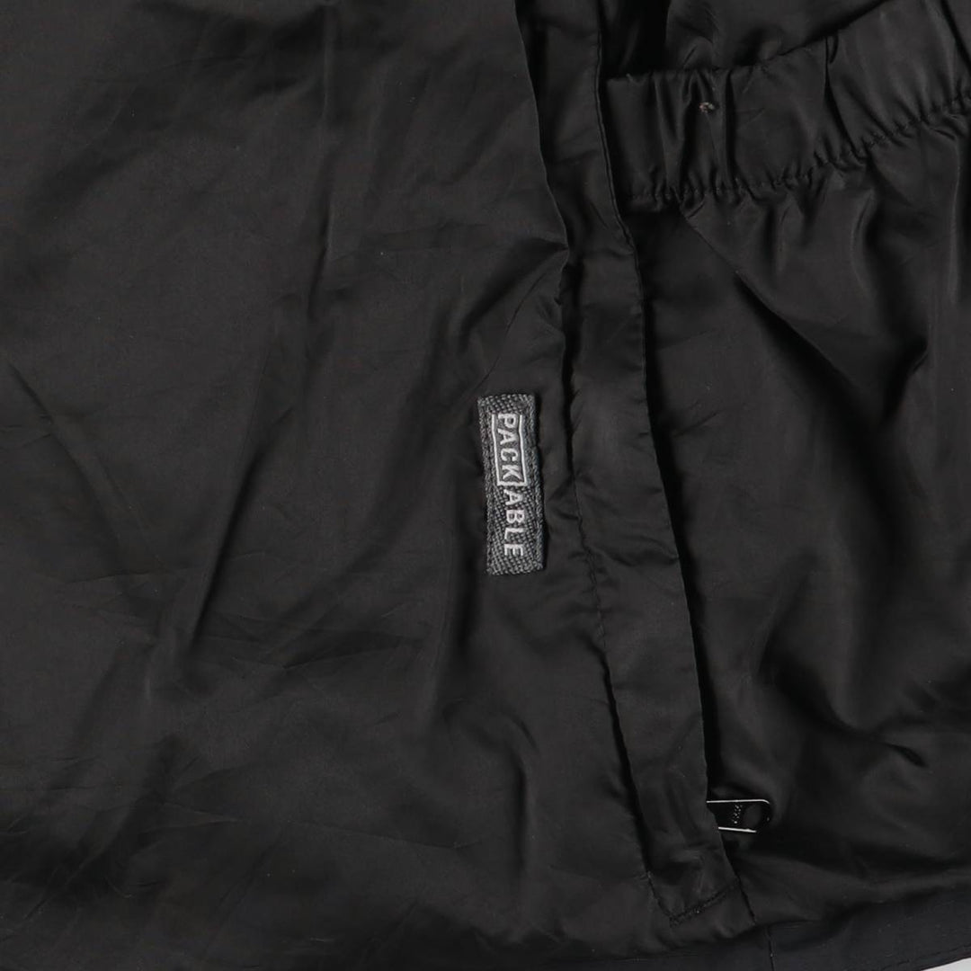 Columbia PACKABLE Ripstop Mountain Parka Shell Jacket Women's Size S Nylon black type Vintage Second Hand