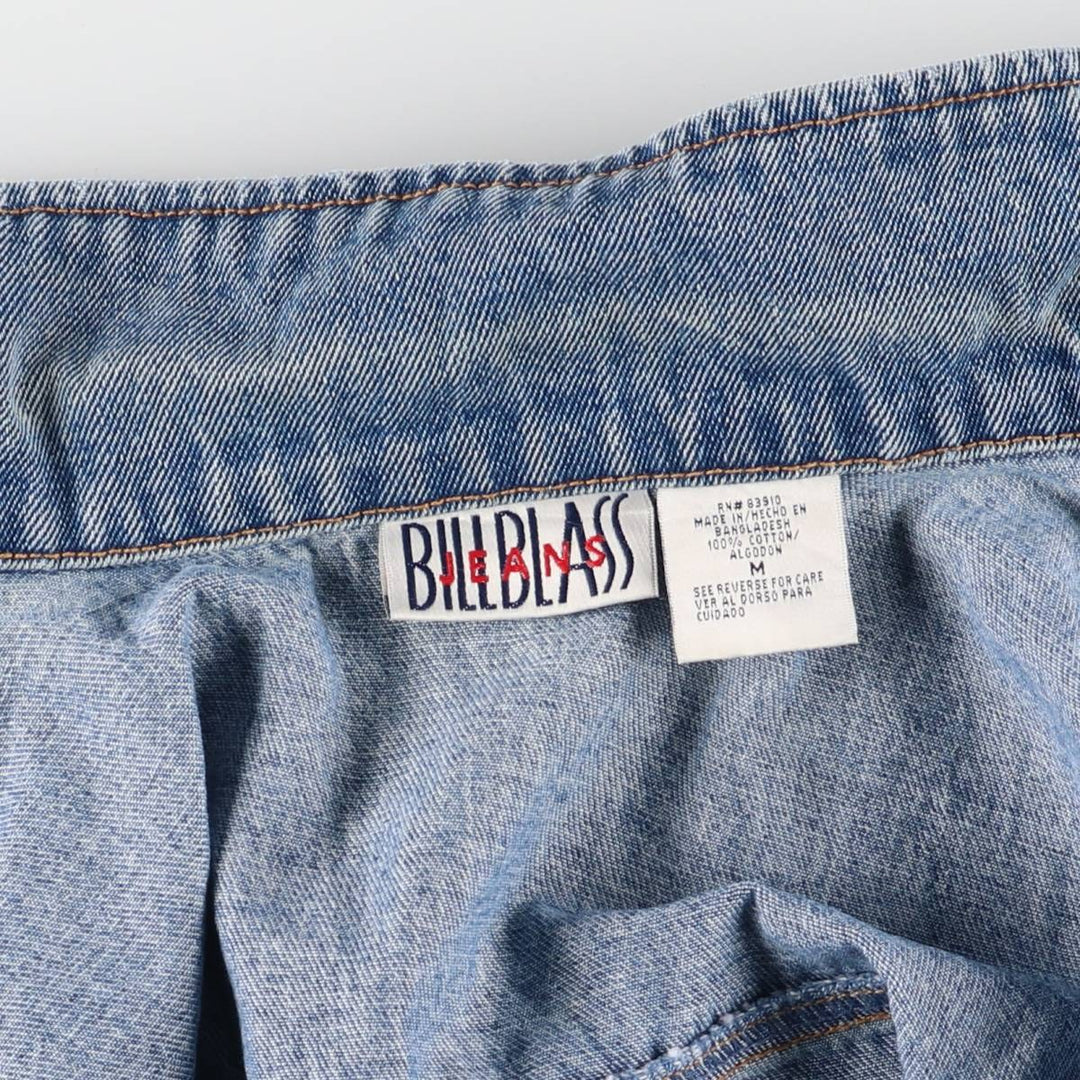 BILL BLASS denim jacket, denim jacket, women's size M cotton blue type Vintage Second Hand