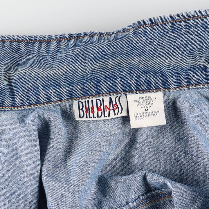 BILL BLASS denim jacket, denim jacket, women's size M cotton blue type Vintage Second Hand