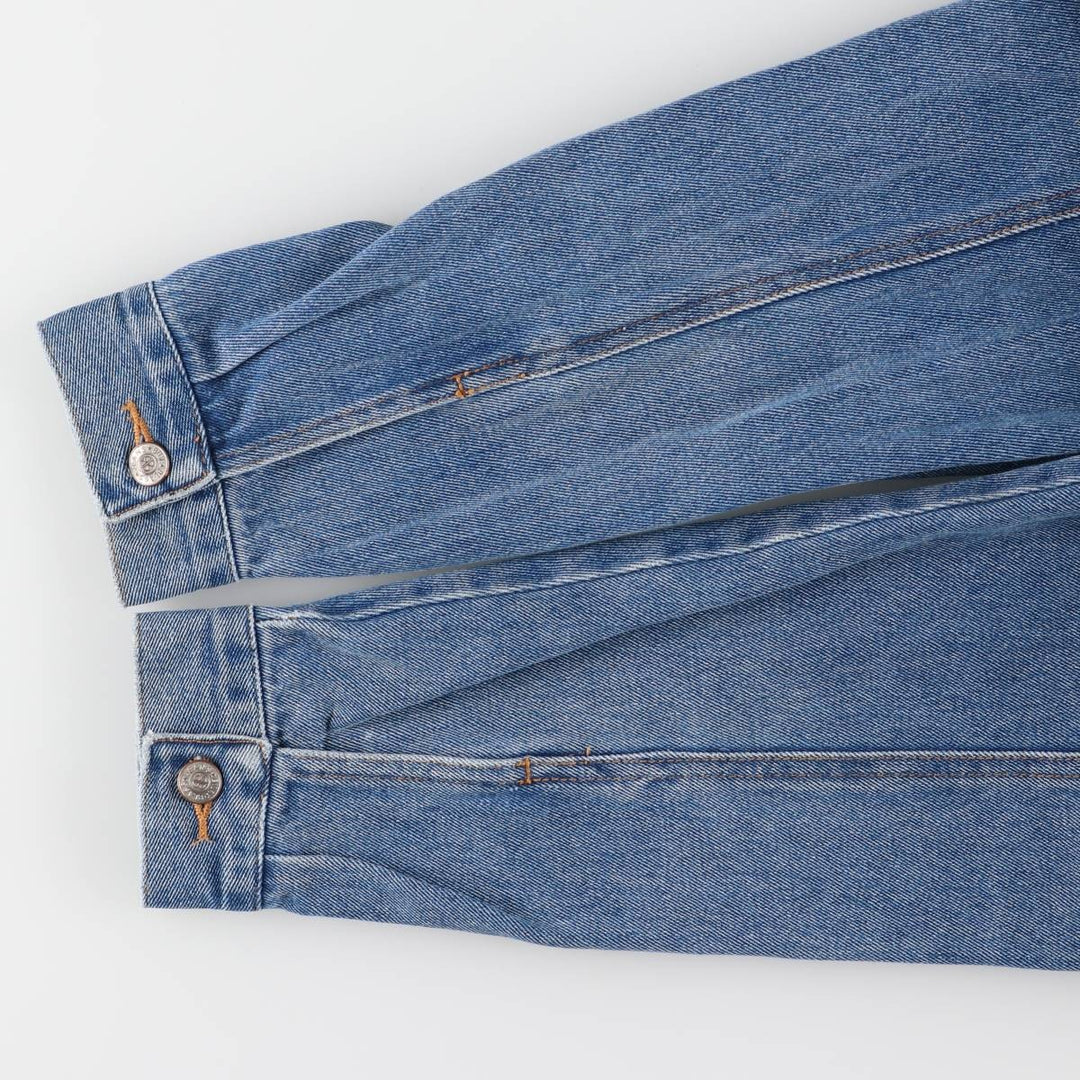 BILL BLASS denim jacket, denim jacket, women's size M cotton blue type Vintage Second Hand