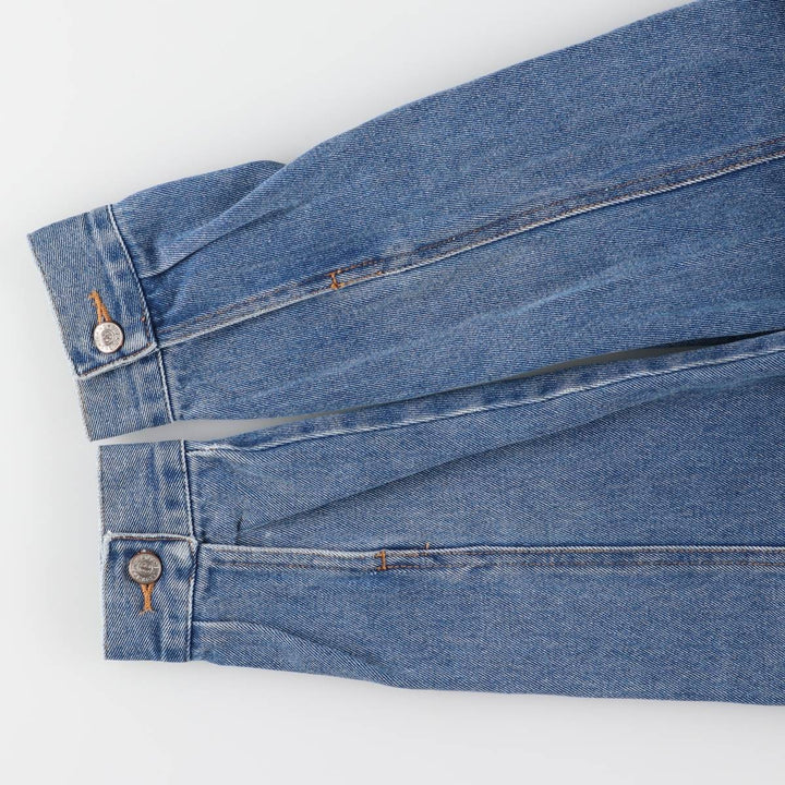 BILL BLASS denim jacket, denim jacket, women's size M cotton blue type Vintage Second Hand