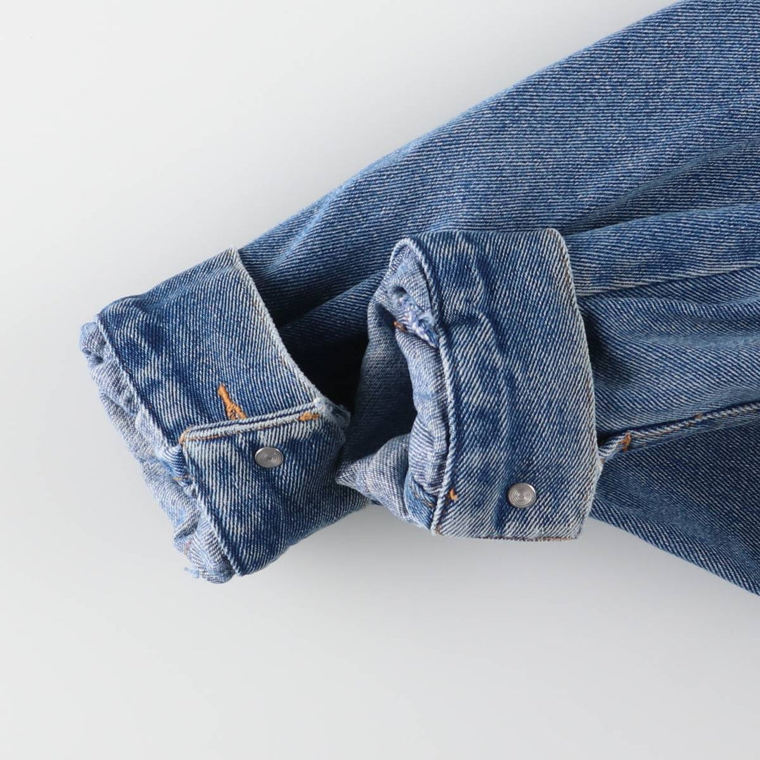 BILL BLASS denim jacket, denim jacket, women's size M cotton blue type Vintage Second Hand