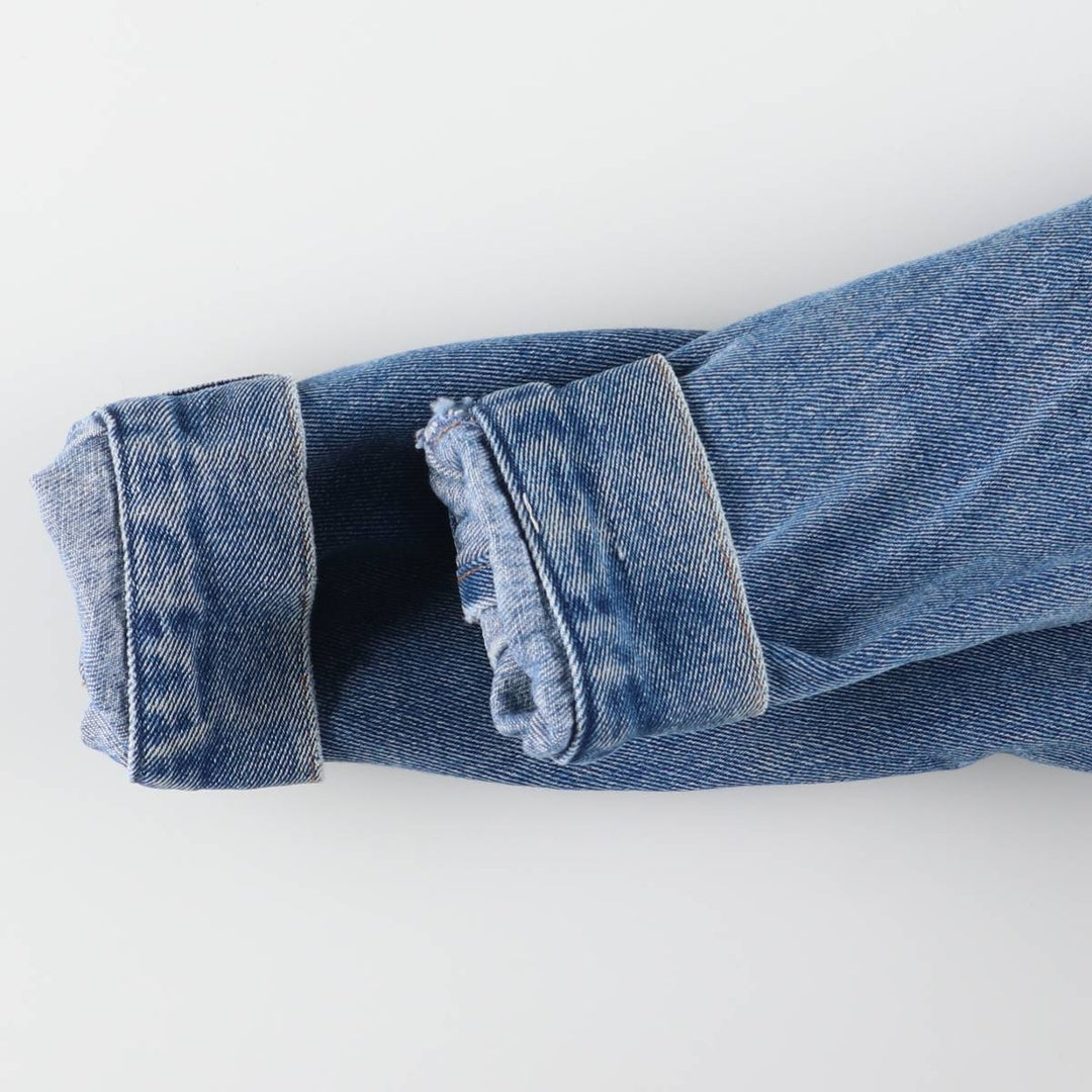 BILL BLASS denim jacket, denim jacket, women's size M cotton blue type Vintage Second Hand