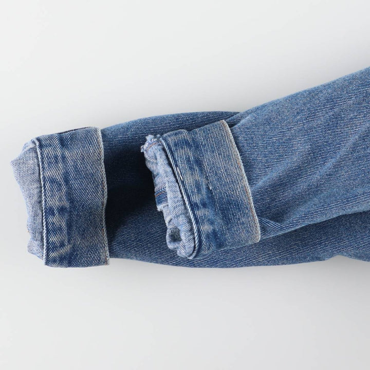 BILL BLASS denim jacket, denim jacket, women's size M cotton blue type Vintage Second Hand