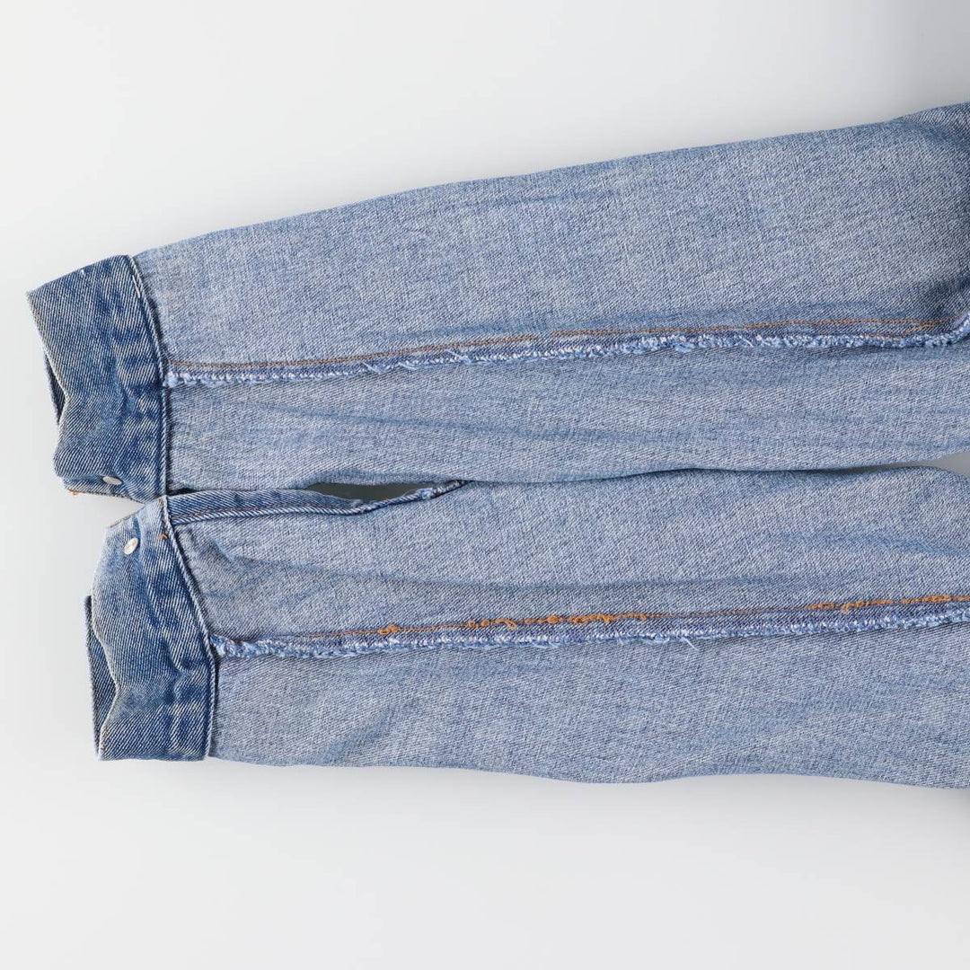 BILL BLASS denim jacket, denim jacket, women's size M cotton blue type Vintage Second Hand