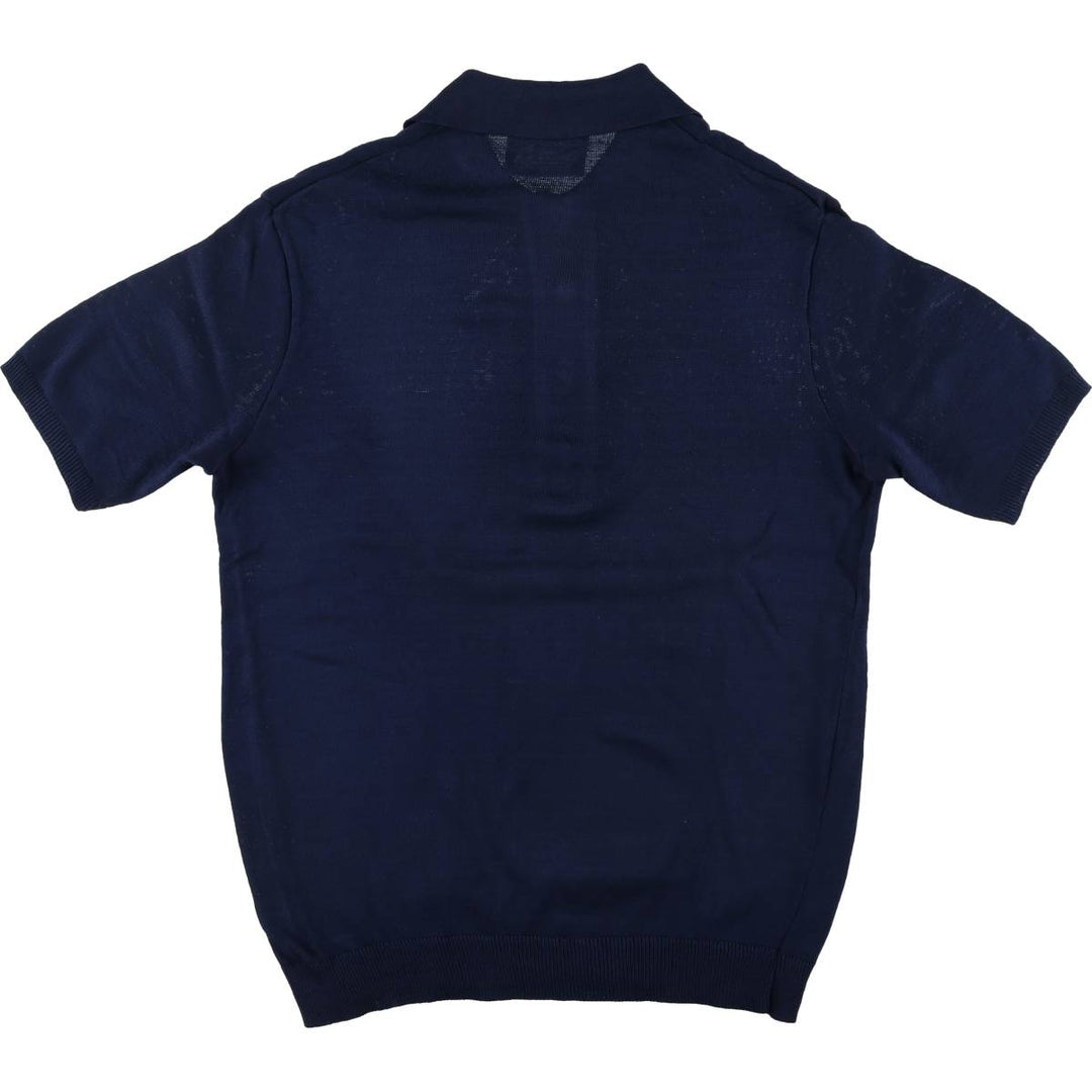 Vintage 70'S KAMBERN short sleeve polo shirt made in Canada, size M for men others navy blue type Vintage Second Hand