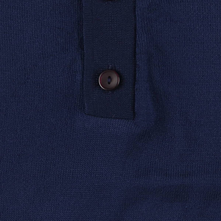 Vintage 70'S KAMBERN short sleeve polo shirt made in Canada, size M for men others navy blue type Vintage Second Hand