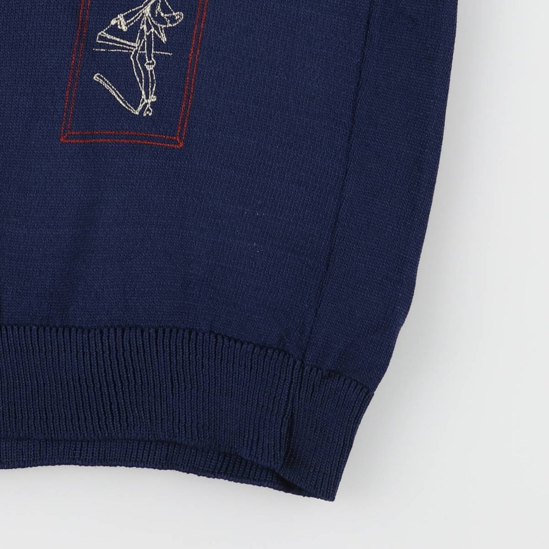 Vintage 70'S KAMBERN short sleeve polo shirt made in Canada, size M for men others navy blue type Vintage Second Hand