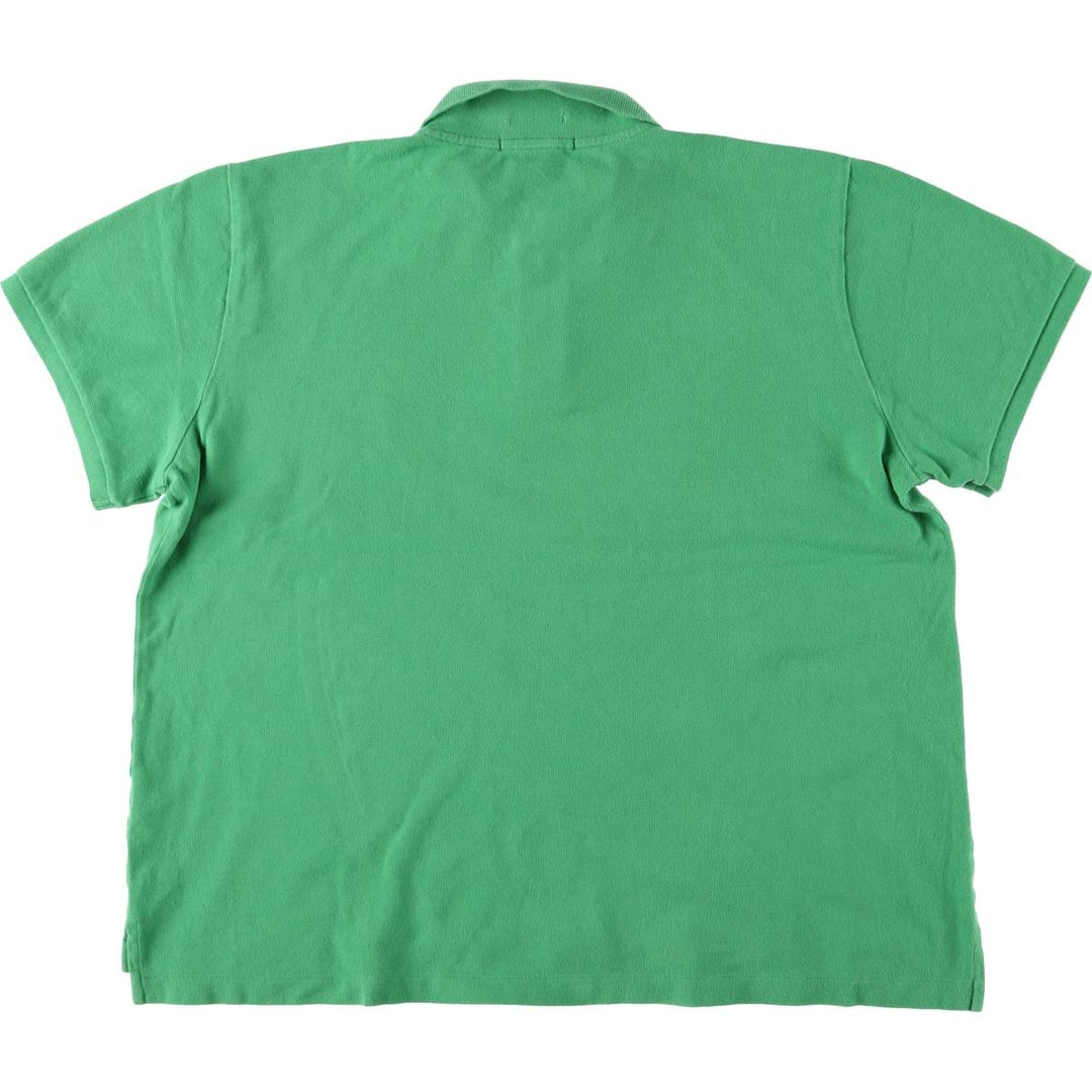 Ralph Lauren Classic Fit Short Sleeve Polo Shirt Women's XL cotton green type Vintage Second Hand