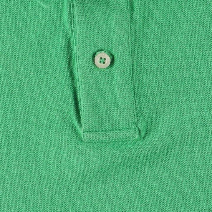 Ralph Lauren Classic Fit Short Sleeve Polo Shirt Women's XL cotton green type Vintage Second Hand
