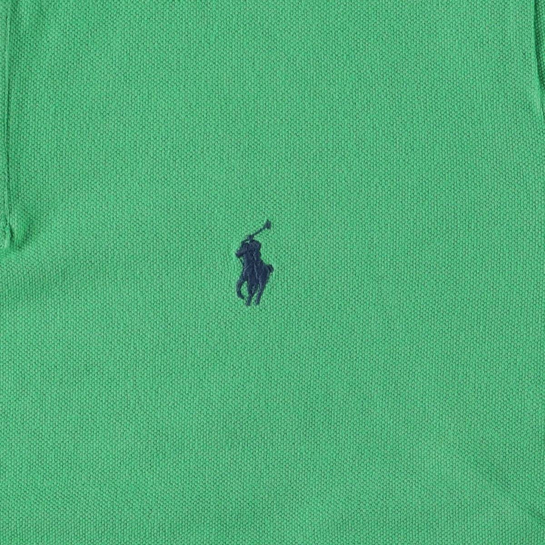 Ralph Lauren Classic Fit Short Sleeve Polo Shirt Women's XL cotton green type Vintage Second Hand