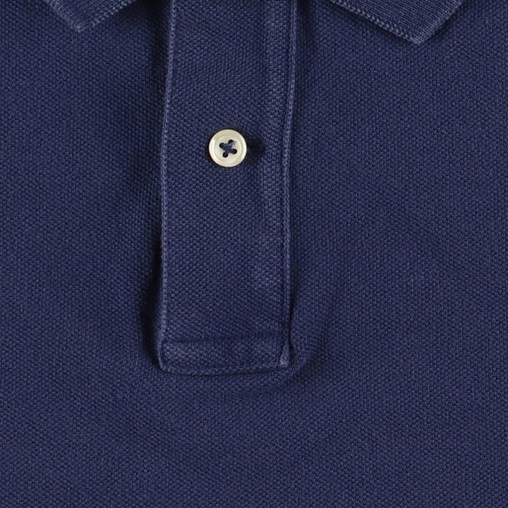 Ralph Lauren POLO RALPH LAUREN CLASSIC FIT short sleeve polo shirt for women, size XL cotton navy blue type Vintage Second Hand