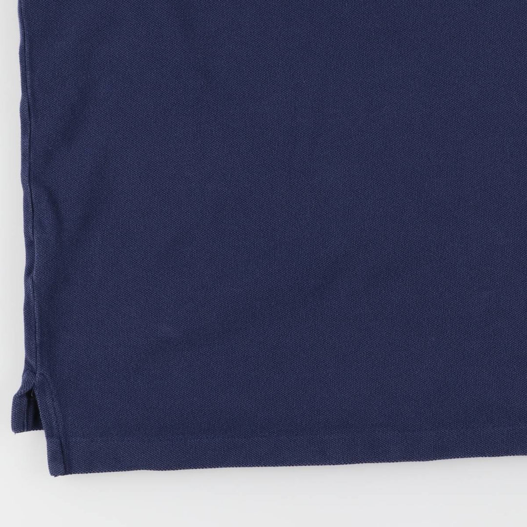 Ralph Lauren POLO RALPH LAUREN CLASSIC FIT short sleeve polo shirt for women, size XL cotton navy blue type Vintage Second Hand