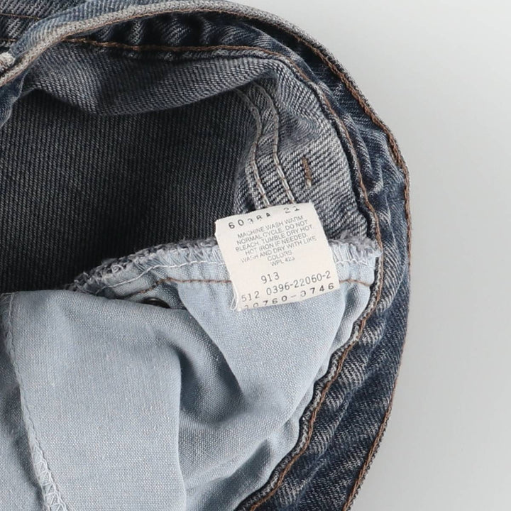 90'S Levi's 560 LOOS FIT STUDENT Orange Tab Denim Shorts Made in USA Women's L (w29) Vintage cotton black type Vintage Second Hand