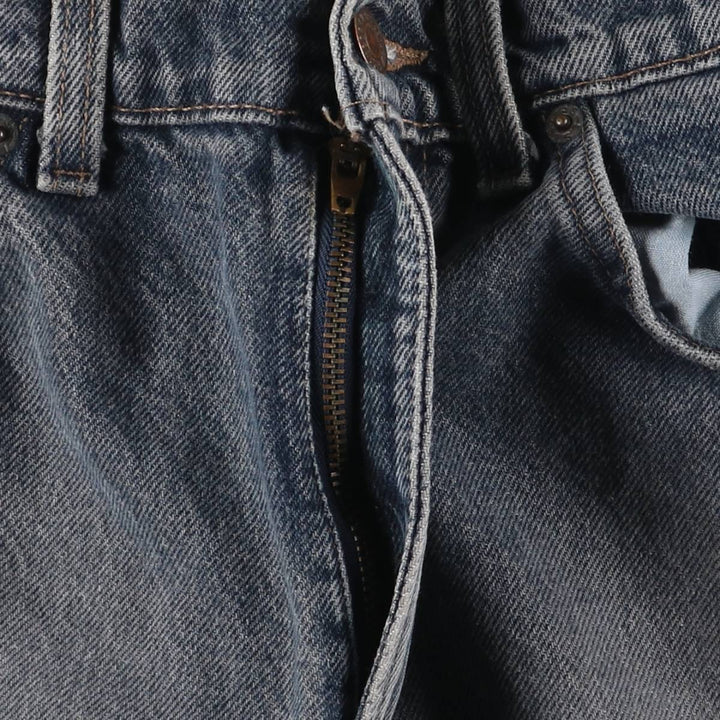 90'S Levi's 560 LOOS FIT STUDENT Orange Tab Denim Shorts Made in USA Women's L (w29) Vintage cotton black type Vintage Second Hand