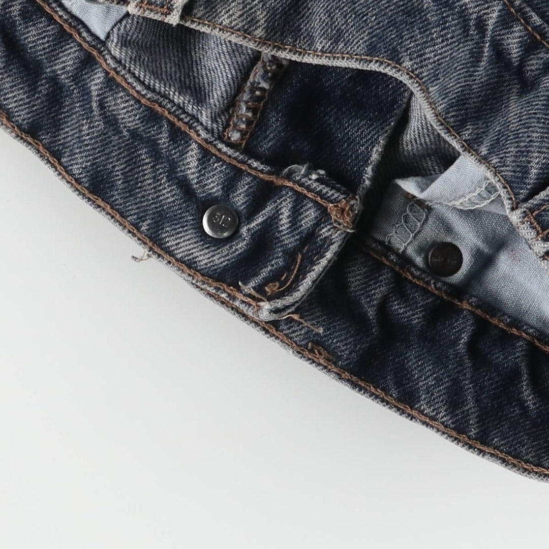 90'S Levi's 560 LOOS FIT STUDENT Orange Tab Denim Shorts Made in USA Women's L (w29) Vintage cotton black type Vintage Second Hand