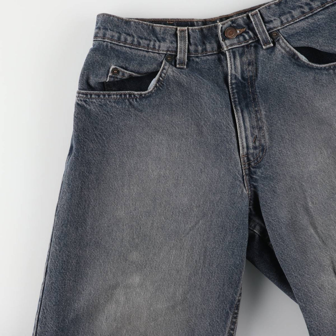 90'S Levi's 560 LOOS FIT STUDENT Orange Tab Denim Shorts Made in USA Women's L (w29) Vintage cotton black type Vintage Second Hand