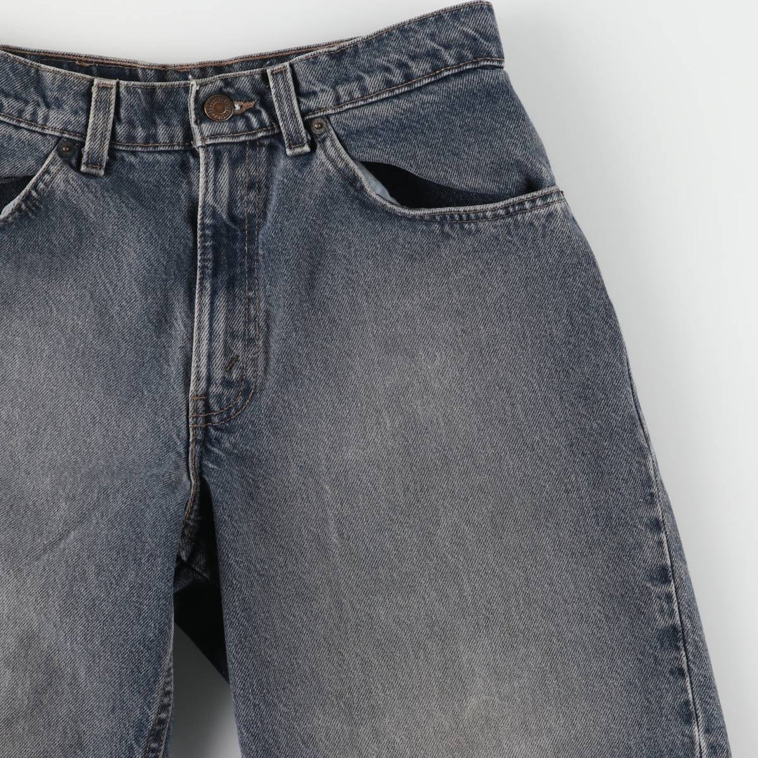 90'S Levi's 560 LOOS FIT STUDENT Orange Tab Denim Shorts Made in USA Women's L (w29) Vintage cotton black type Vintage Second Hand