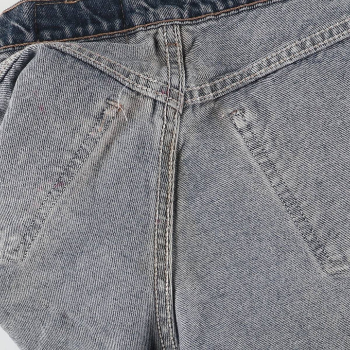 90'S Levi's 560 LOOS FIT STUDENT Orange Tab Denim Shorts Made in USA Women's L (w29) Vintage cotton black type Vintage Second Hand