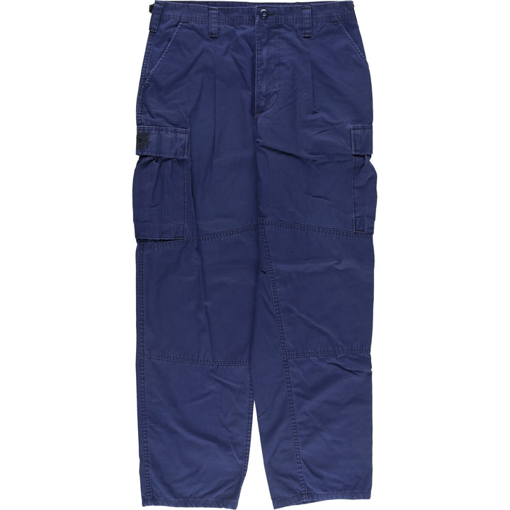 00'S US Military COAST GUARD Coast Guard ODU Operation Military Cargo Pants MEDIUM-REGULAR Men's W33 equivalent unclear Navy blue Vintage Second Hand