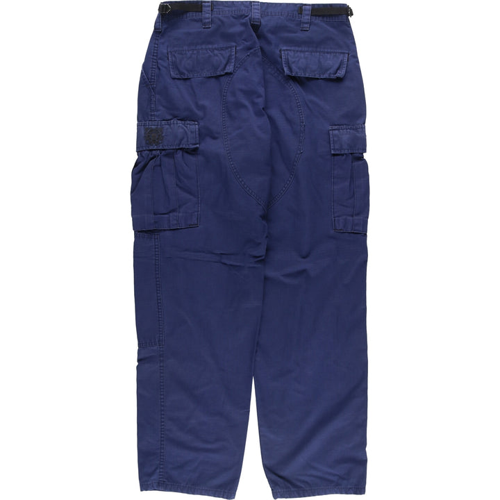 00'S US Military COAST GUARD Coast Guard ODU Operation Military Cargo Pants MEDIUM-REGULAR Men's W33 equivalent unclear Navy blue Vintage Second Hand