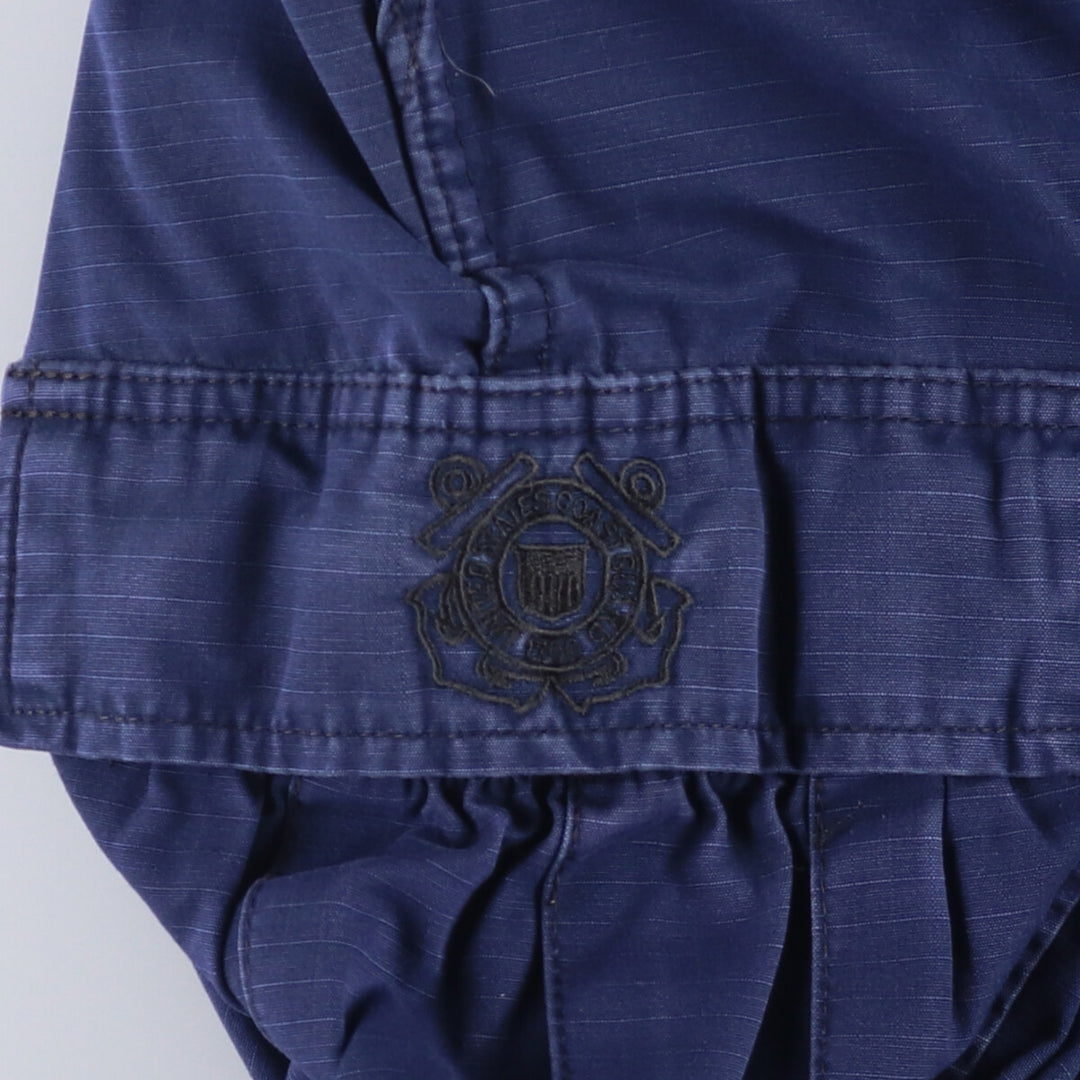 00'S US Military COAST GUARD Coast Guard ODU Operation Military Cargo Pants MEDIUM-REGULAR Men's W33 equivalent unclear Navy blue Vintage Second Hand