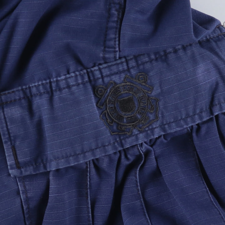 00'S US Military COAST GUARD Coast Guard ODU Operation Military Cargo Pants MEDIUM-REGULAR Men's W33 equivalent unclear Navy blue Vintage Second Hand