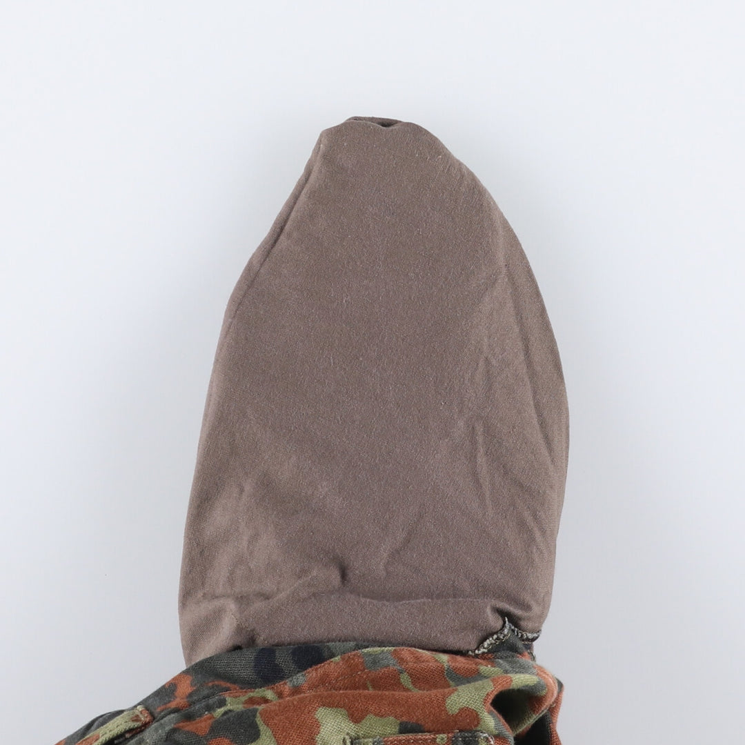 90'S German Military Camouflage Pattern Fleckter Camo Military Cargo Pants 165-175 cotton Khaki type Vintage Second Hand