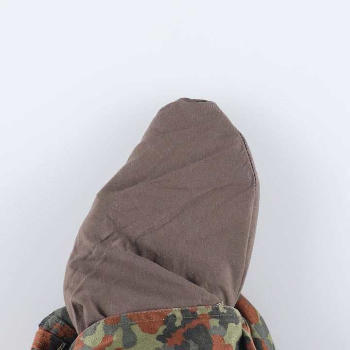 90'S German Military Camouflage Pattern Fleckter Camo Military Cargo Pants 165-175 cotton Khaki type Vintage Second Hand