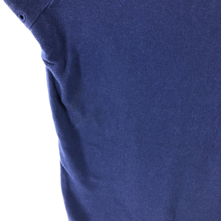 Ralph Lauren POLO by Ralph Lauren Big Pony short sleeve rugby shirt, men's size M cotton navy blue type Vintage Second Hand