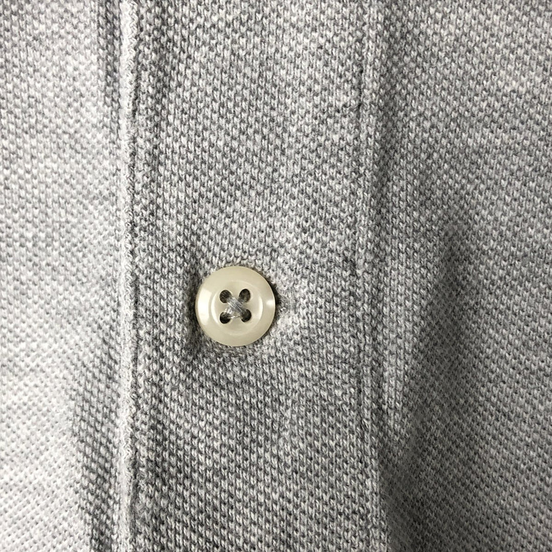 Ralph Lauren POLO by Ralph Lauren short sleeve polo shirt, men's size L cotton gray type Vintage Second Hand