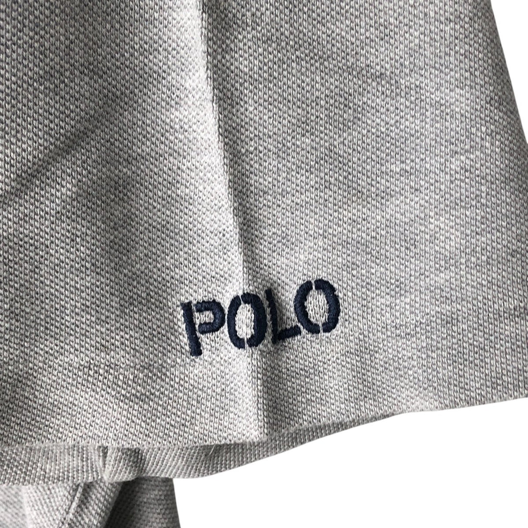Ralph Lauren POLO by Ralph Lauren short sleeve polo shirt, men's size L cotton gray type Vintage Second Hand