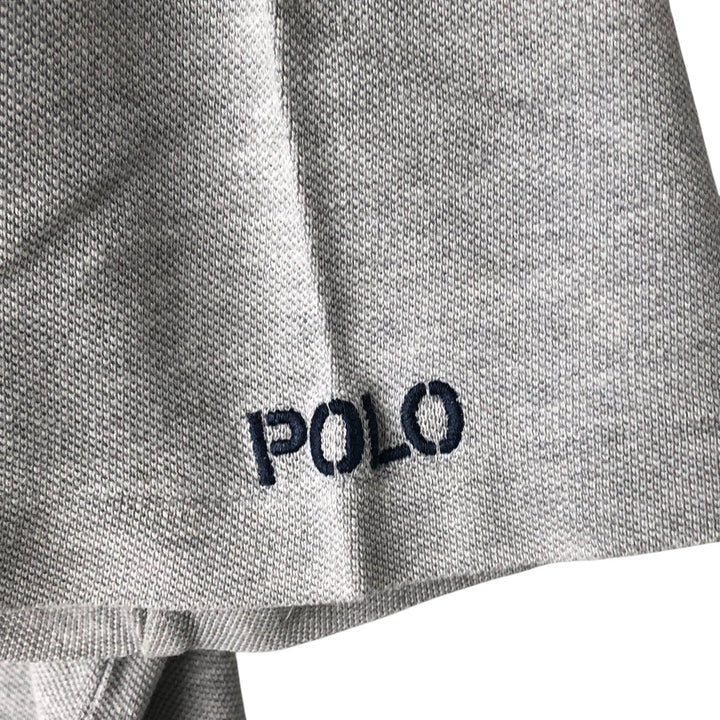 Ralph Lauren POLO by Ralph Lauren short sleeve polo shirt, men's size L cotton gray type Vintage Second Hand