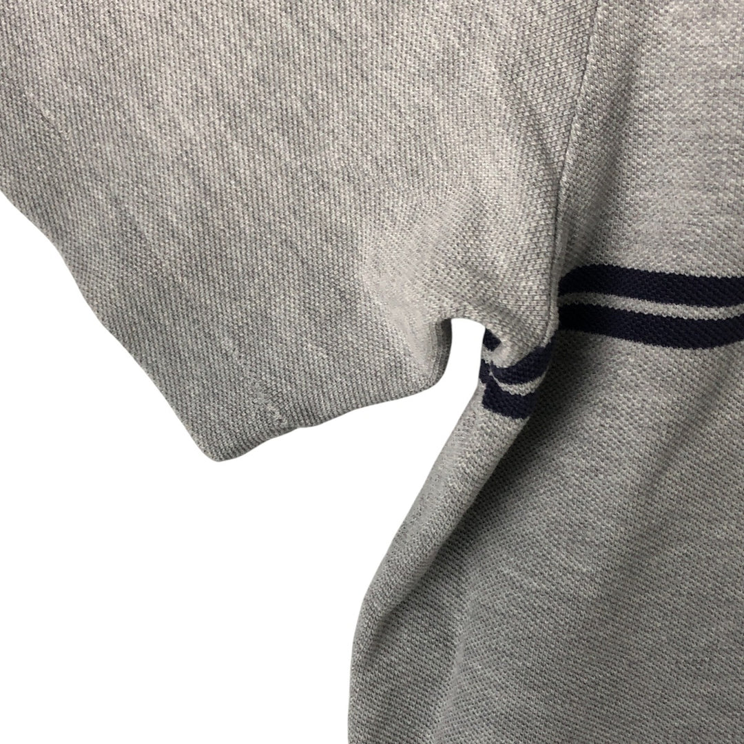 Ralph Lauren POLO by Ralph Lauren short sleeve polo shirt, men's size L cotton gray type Vintage Second Hand