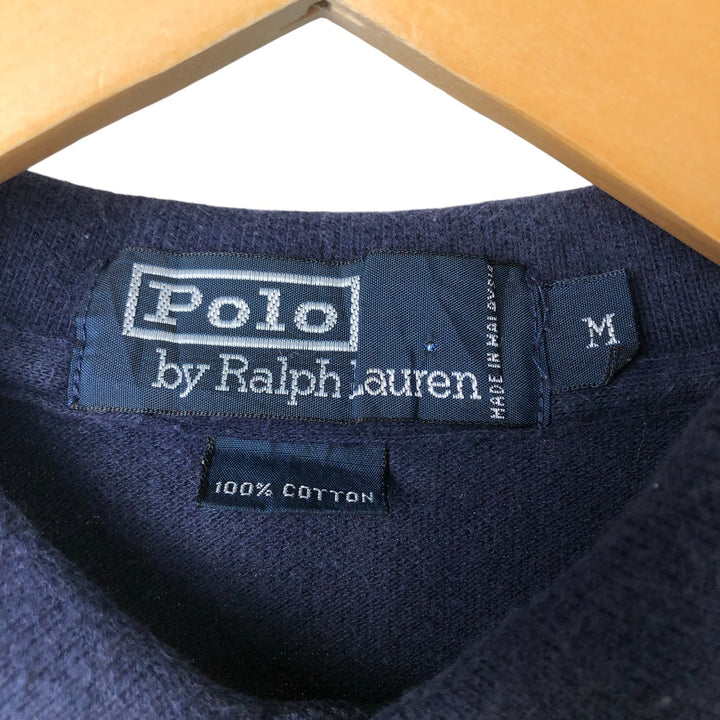 Ralph Lauren POLO by Ralph Lauren short sleeve striped polo shirt, men's size M cotton yellow type Vintage Second Hand