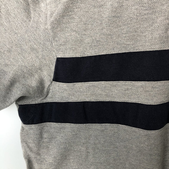 90'S Ralph Lauren POLO SPORT short sleeve polo shirt, men's size L, vintage cotton gray type Vintage Second Hand